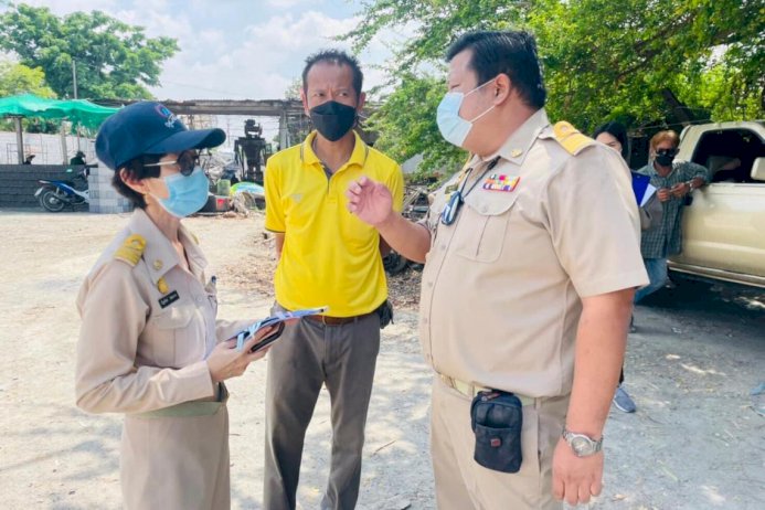 ศูนย์ดำรงธรรมอ่างทองตรวจสอบปัญหา มลพิษทางเสียงจากโรงงานอิฐบล็อก ศูนย์ดำรงธรรมอ่างทองตรวจสอบปัญหา-มลพิษทางเสียงจากโรงงานอิฐบล็อก