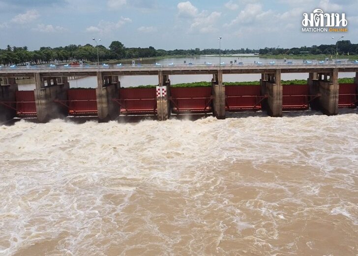 แจ้ง 10 จังหวัดลุ่มน้ำเจ้าพระยา-กทม.รับมือระดับน้ำสูงจากการระบายน้ำผ่านท้ายเขื่อนเจ้าพระยา ตั้งแต่ 11 ส.ค. 3.jpg